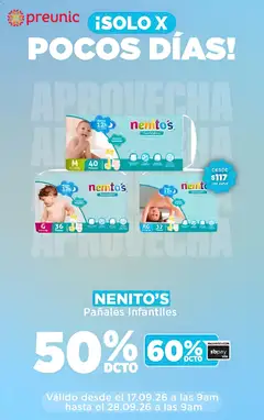 Preunic Ofertas válido desde el 15.09.2026