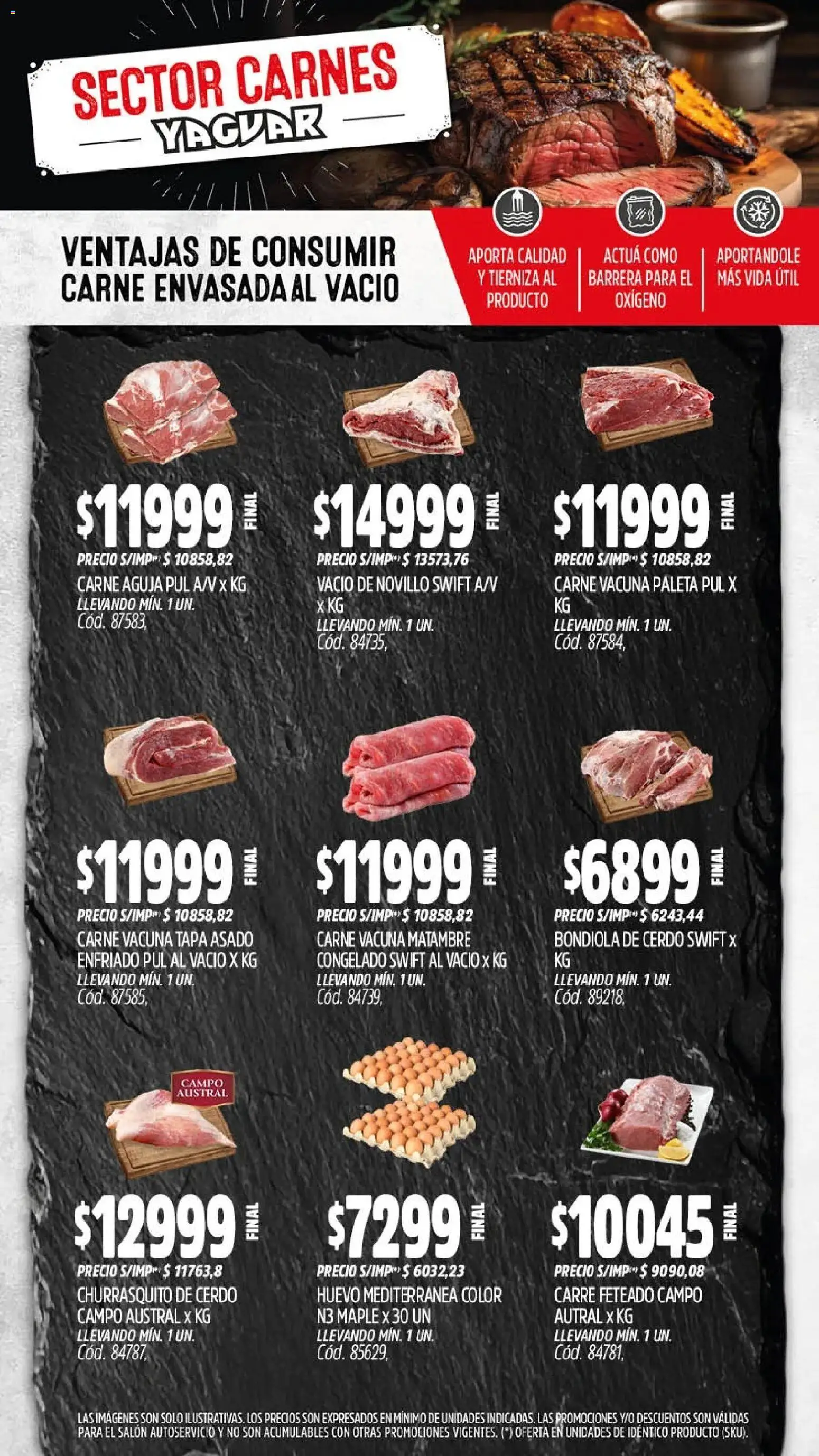 Yaguar - Oferta Semanal Córdoba │ válido desde el 25.05.2026 | Página: 5 | Productos: Paleta, Huevo, Cerdo