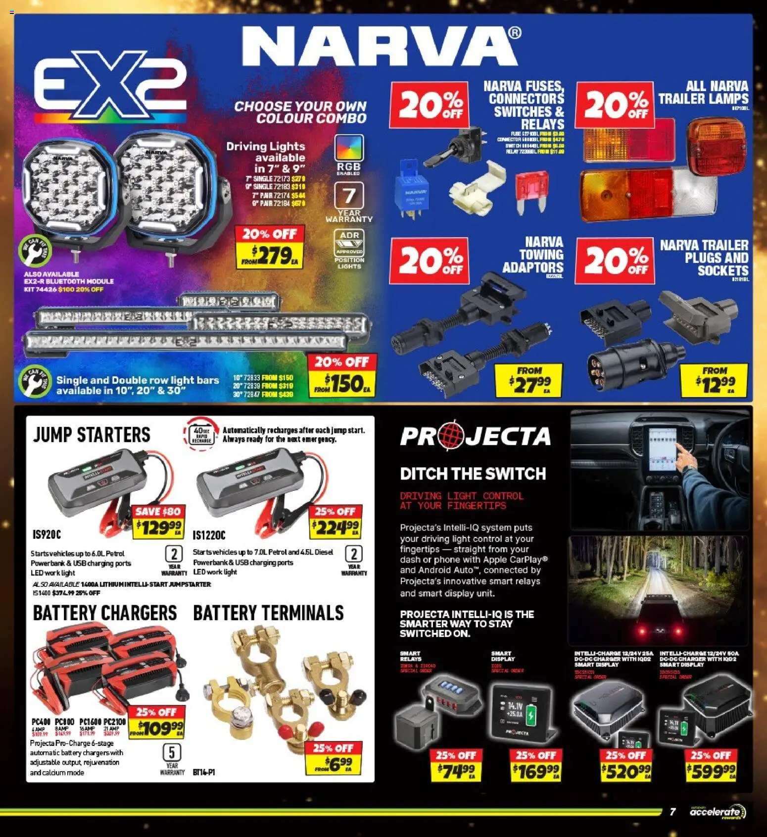 Autobarn catalogue - valid from 06.05.2026 | Page: 7 | Products: Battery, Charger, Light, Connector