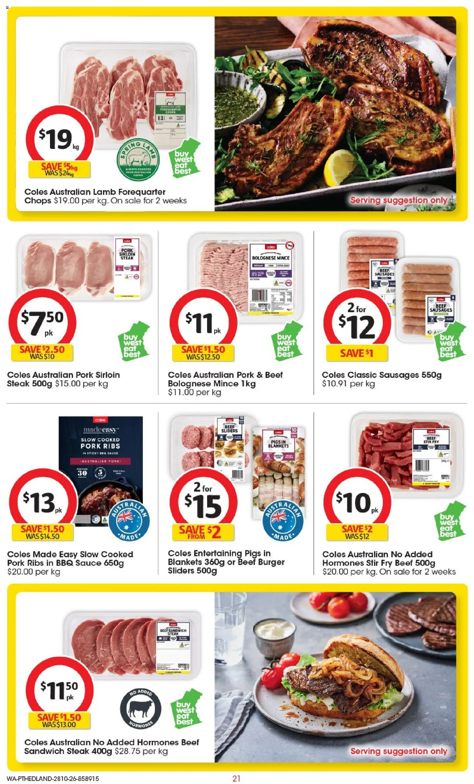 ﻿Coles catalogue valid from 28/10/2026 > Online Australia | Page: 21