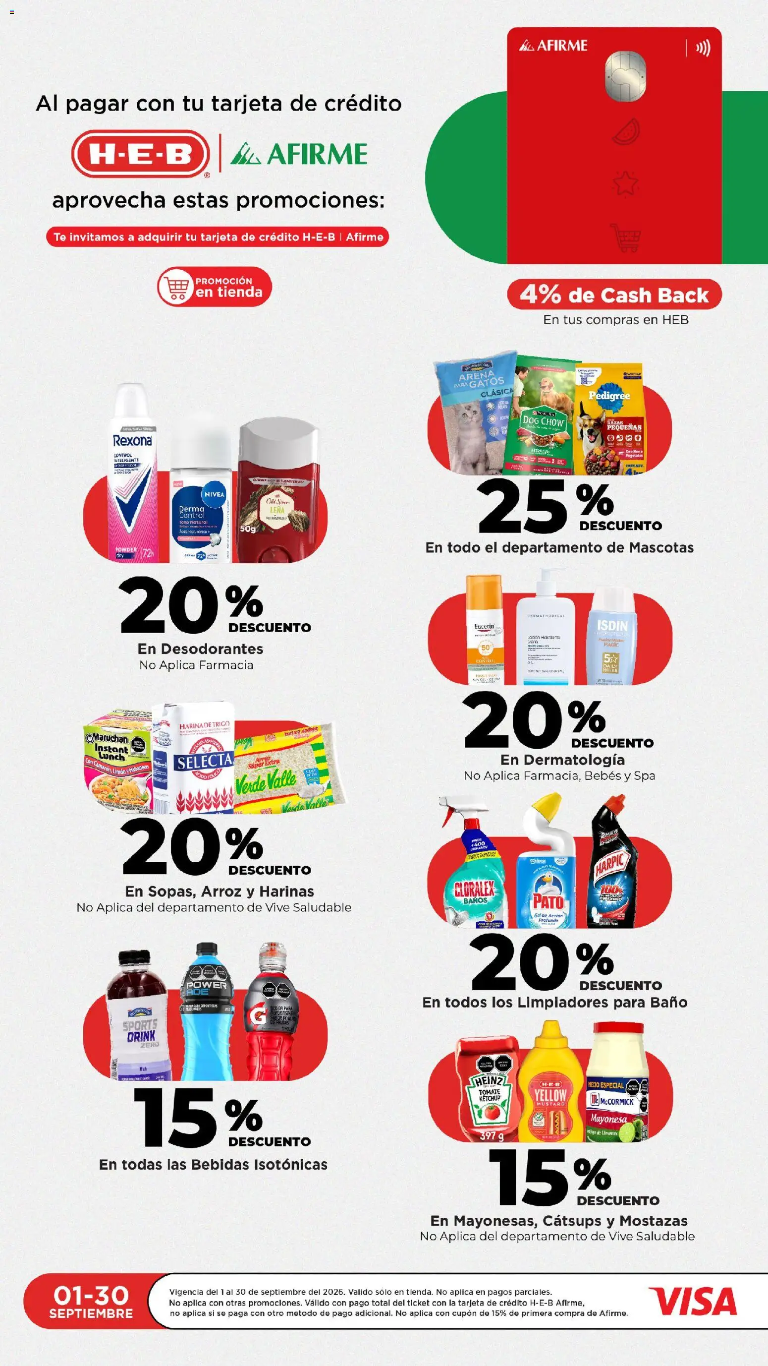 Nuevas ofertas de H-E-B válidas en toda la República Mexicana desde el 01/09/2026. ¡Encuentra las mejores ofertas en H-E-B folleto Los precios hoy están bajos! | Página: 4 | Productos: Tomate, Limones, Bebidas, Baño