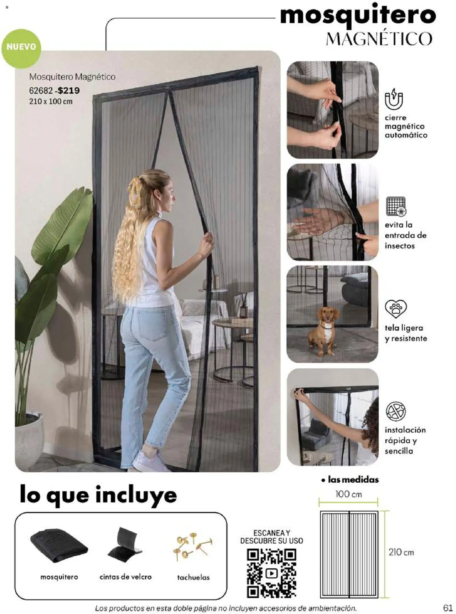 Nuevas ofertas de Vianney válidas en toda la República Mexicana desde el 14/09/2026. ¡Encuentra las mejores ofertas en Vianney catálogo Biasi! | Página: 63 | Productos: Mosquitero, Tachuelas