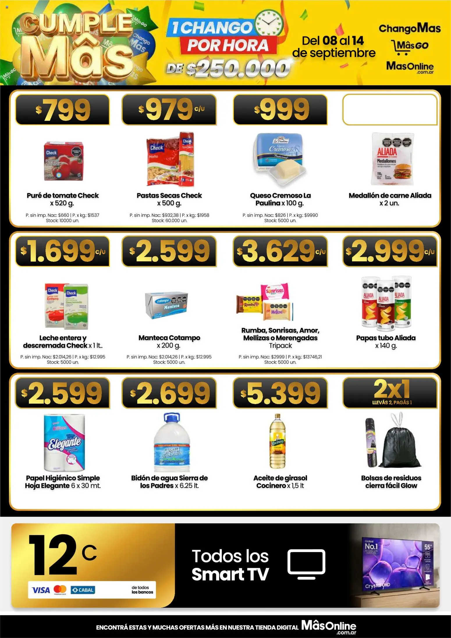 Changomas Ofertas │ válido desde el 08/09/2026 | Página: 1