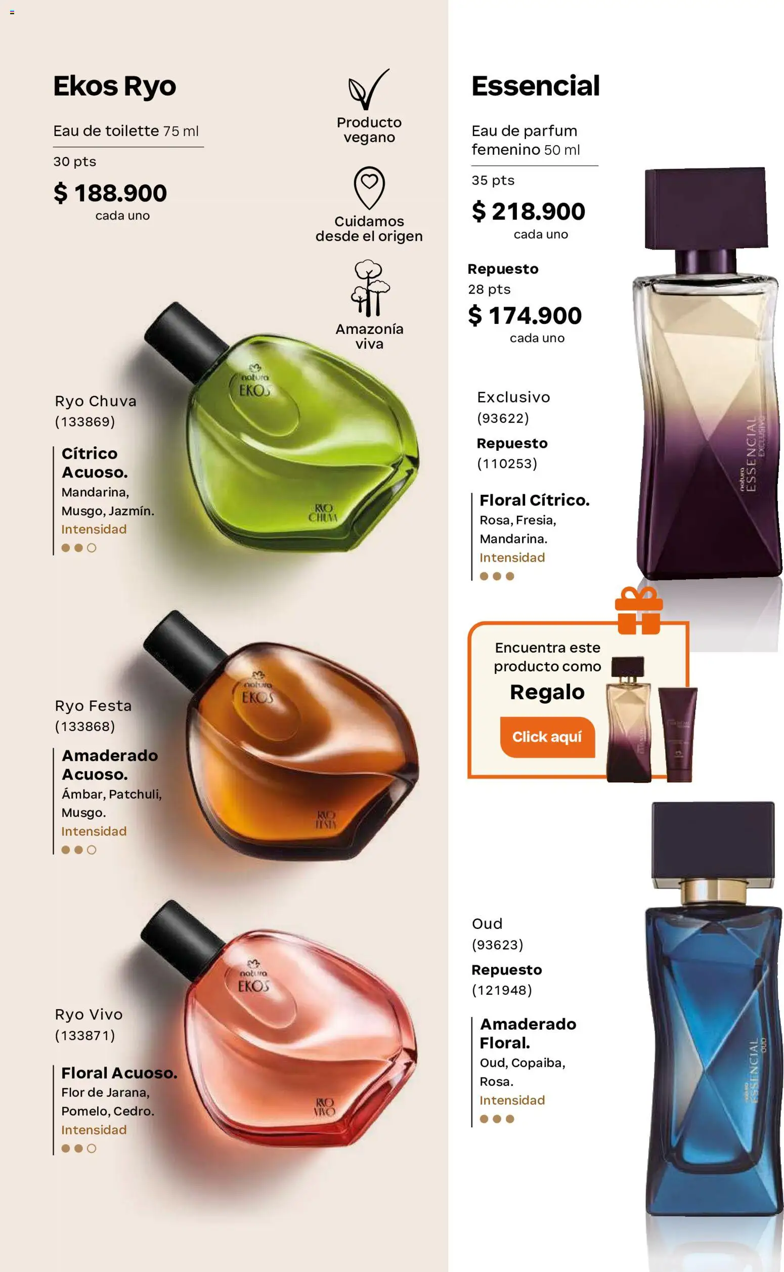 Natura revista - valida desde el 23/09/2026 | Página: 69 | Productos: Eau de toilette