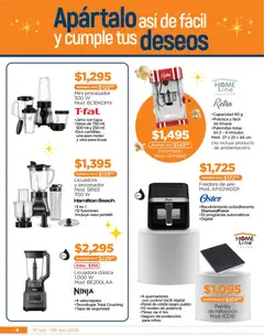 Vista previa de Chedraui Llegan los porti ofertones del otoño, nuevo folleto de la tienda, válido en México a partir del 01/09/2026 | Página: 4 | Productos: Freidora de aire, Licuadora, Cocina, Freidora