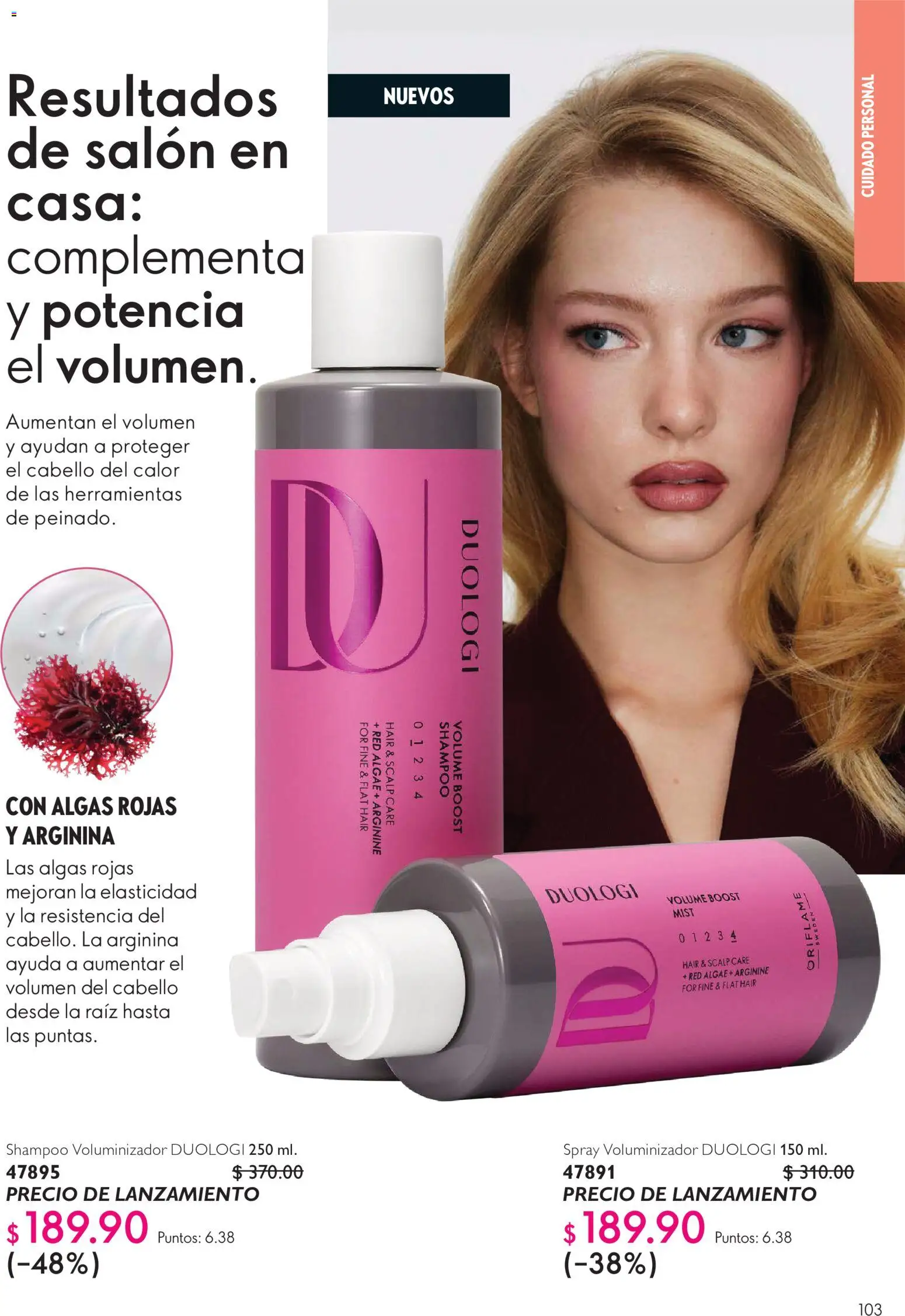 Nuevas ofertas de Oriflame válidas en toda la República Mexicana desde el 03/10/2026. ¡Encuentra las mejores ofertas en Oriflame campaña 14 2026! | Página: 103