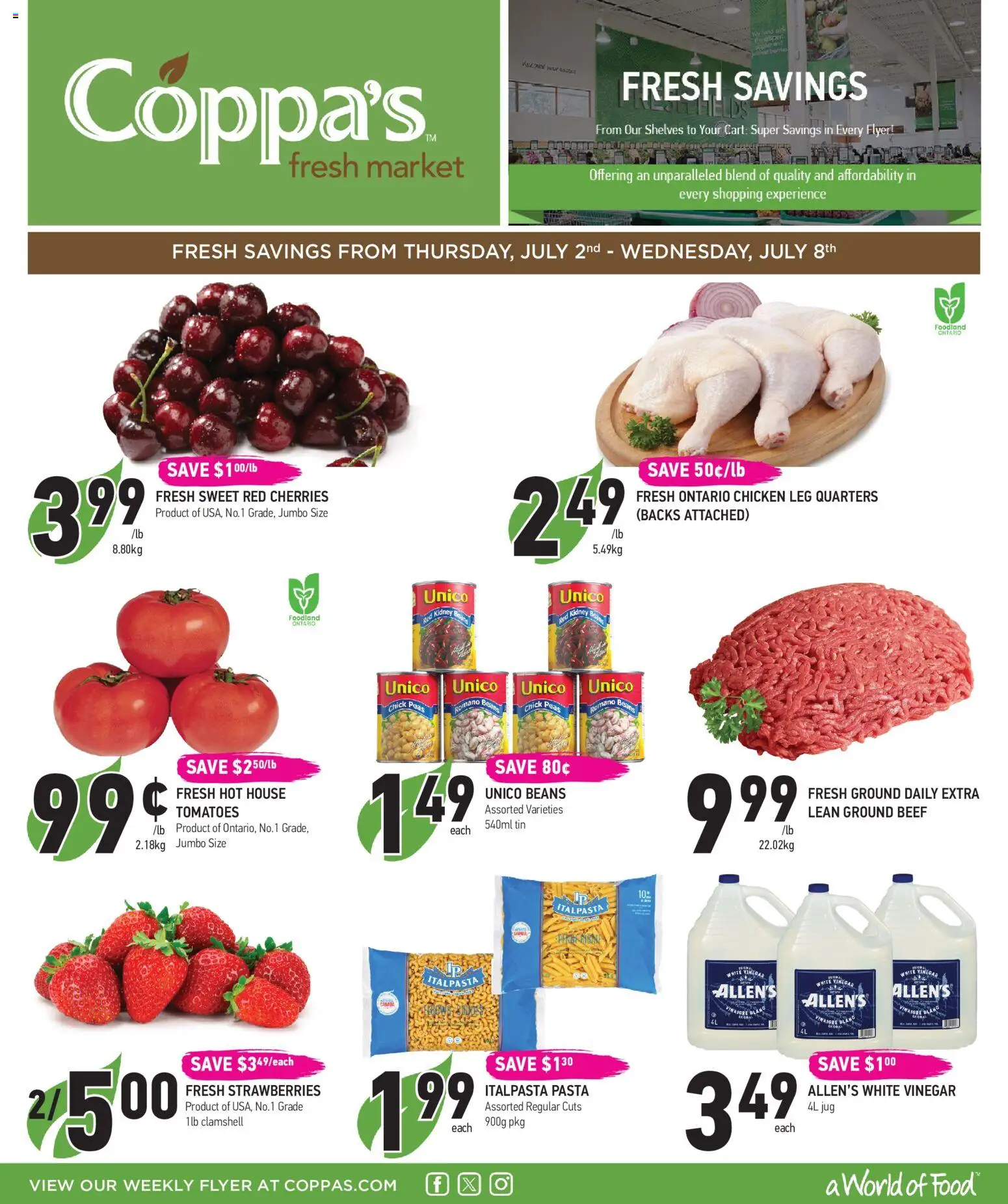 Coppa's Fresh Market Coppa's Fresh Market Coppas Fresh Market Coppas Fresh Market Circulaire Supermarkets Deals — page 1 of 4