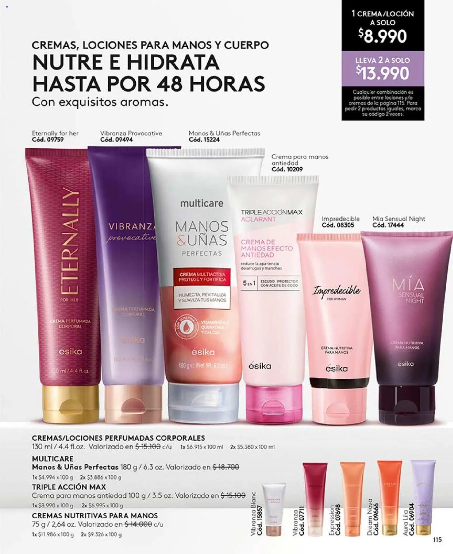 Catálogo Ésika Campaña 11 │ válido desde el 15.06.2026 | Página: 115 | Productos: Aceite, Crema
