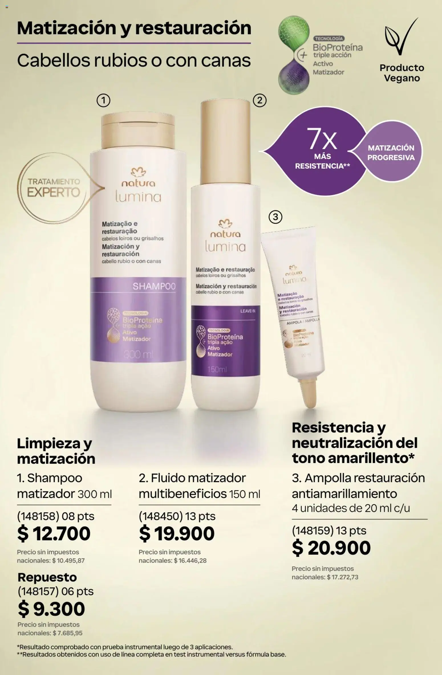 Catálogo Natura Ciclo 10 │ válido desde el 30/06/2026 | Página: 270 | Productos: Shampoo, Ampolla