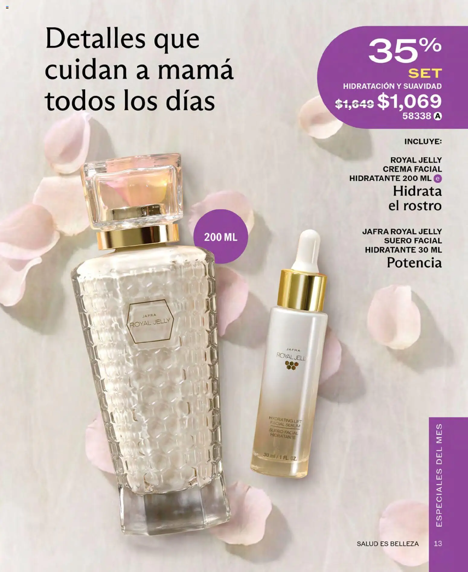 Nuevas ofertas de JAFRA válidas en toda la República Mexicana desde el 01.04.2026. ¡Encuentra las mejores ofertas en JAFRA catálogo! | Página: 13 | Productos: Serum, Crema