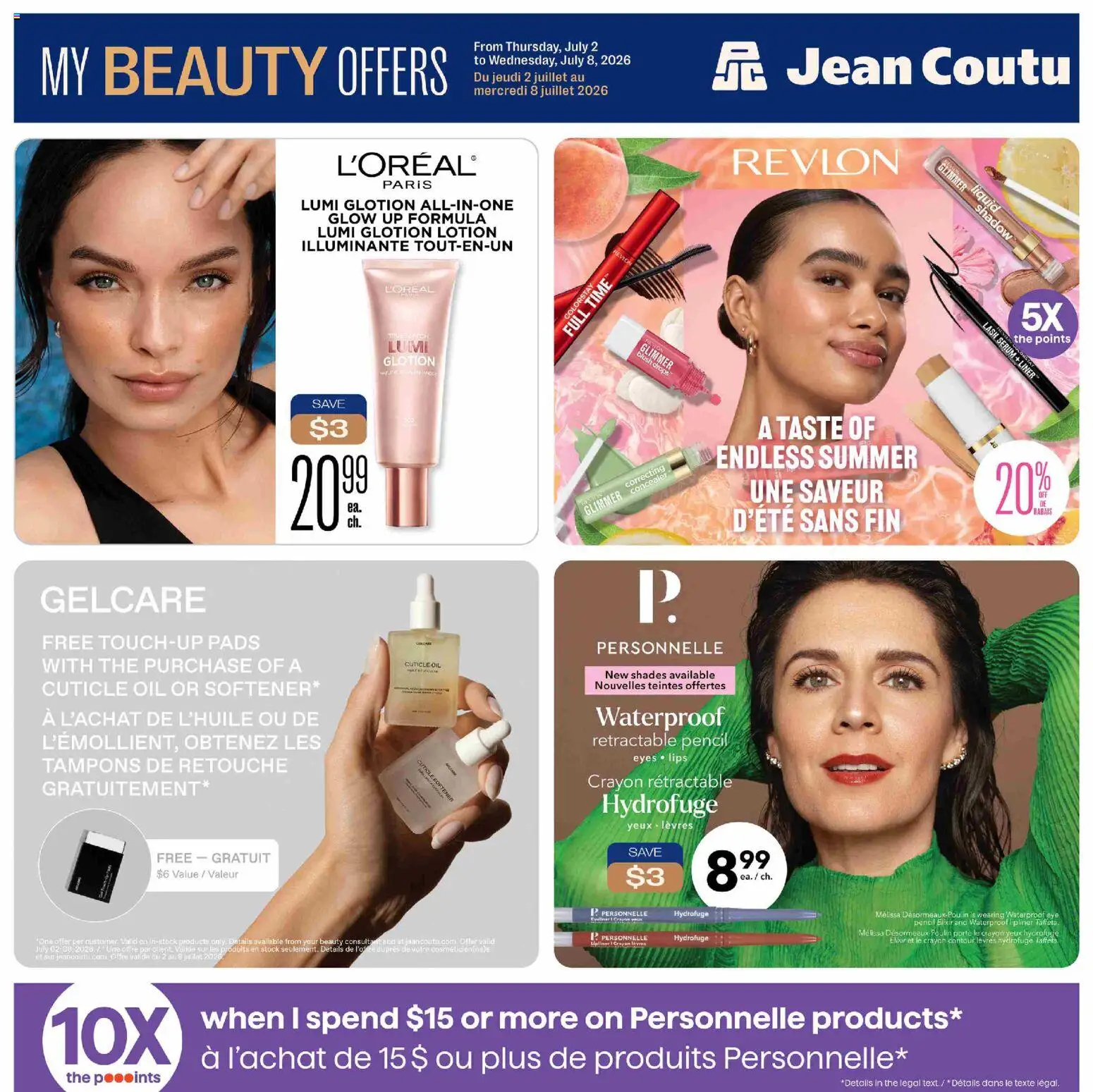 Jean Coutu flyer valid from Jul 2, 2026 | Page: 1