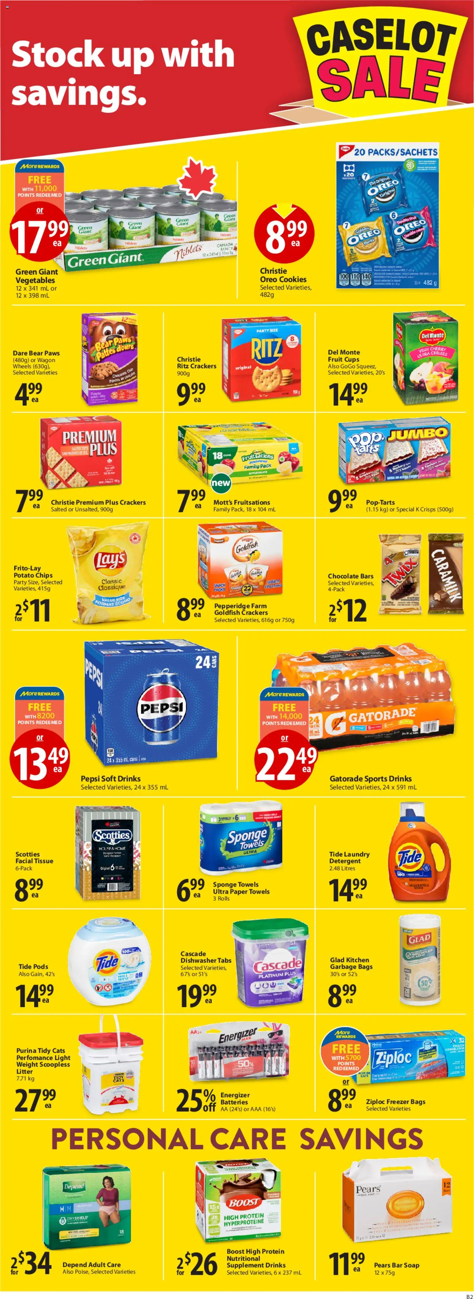 Save on foods flyer valid from 30.04.2026 | Page: 5 | Products: Cookies, Sponge, Soap, Detergent