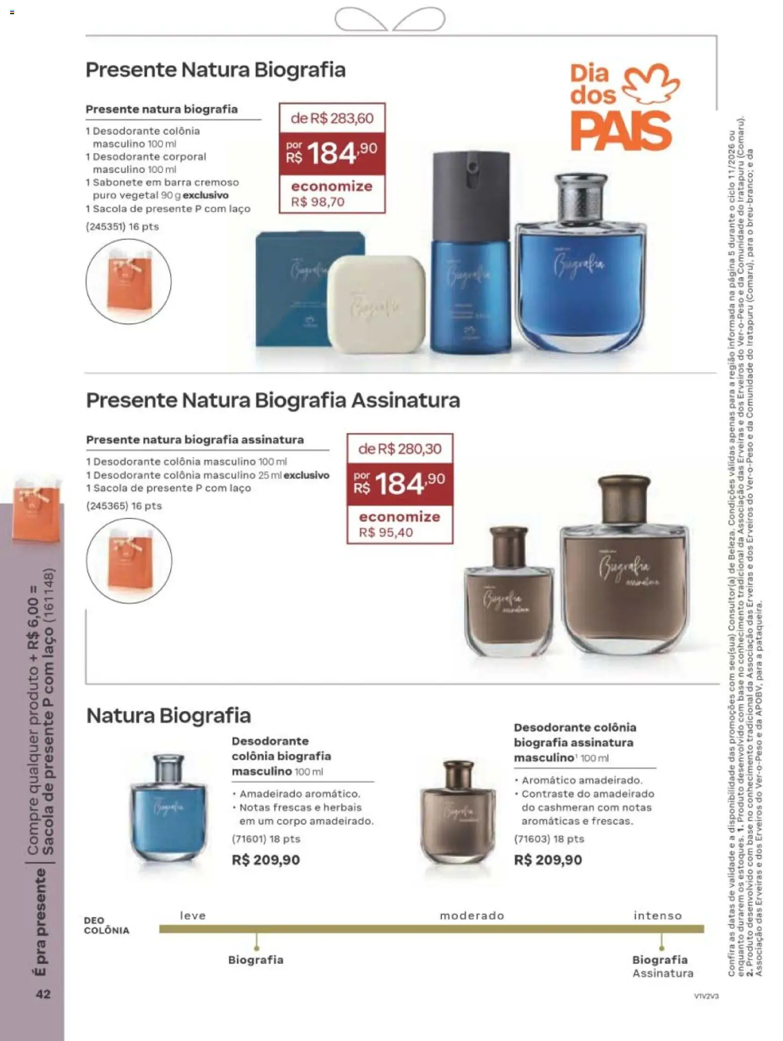 Natura Folheto - válido de 29/06/2026 | Página: 42 | Produtos: Desodorante, Base, Sabonete