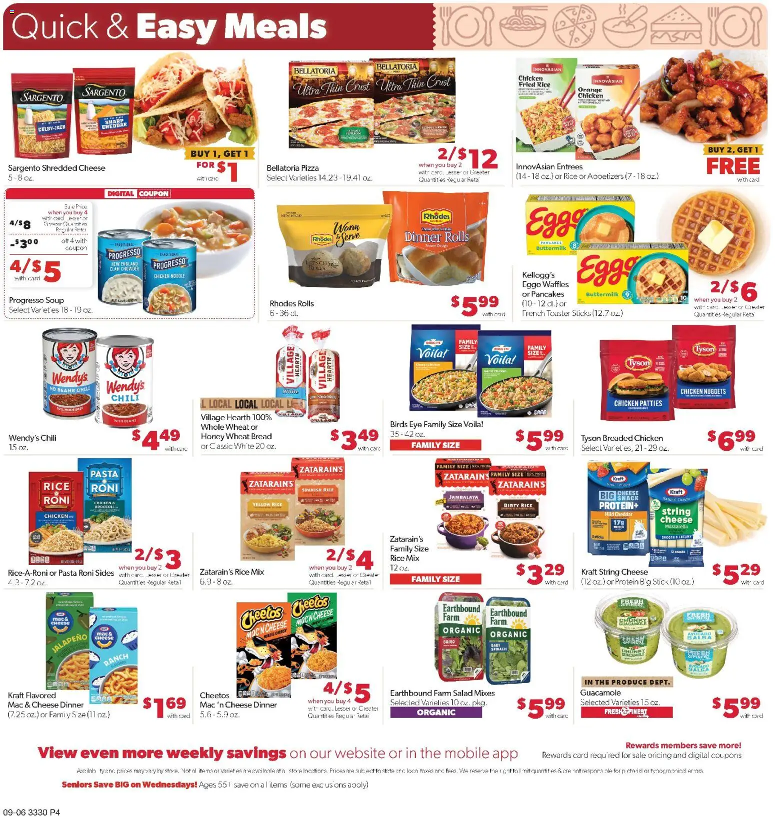 Family Fare Weekly Ad - MN - valid from 09/06/2026 | Page: 4 | Products: Chicken, Pasta, Avocado, Chili