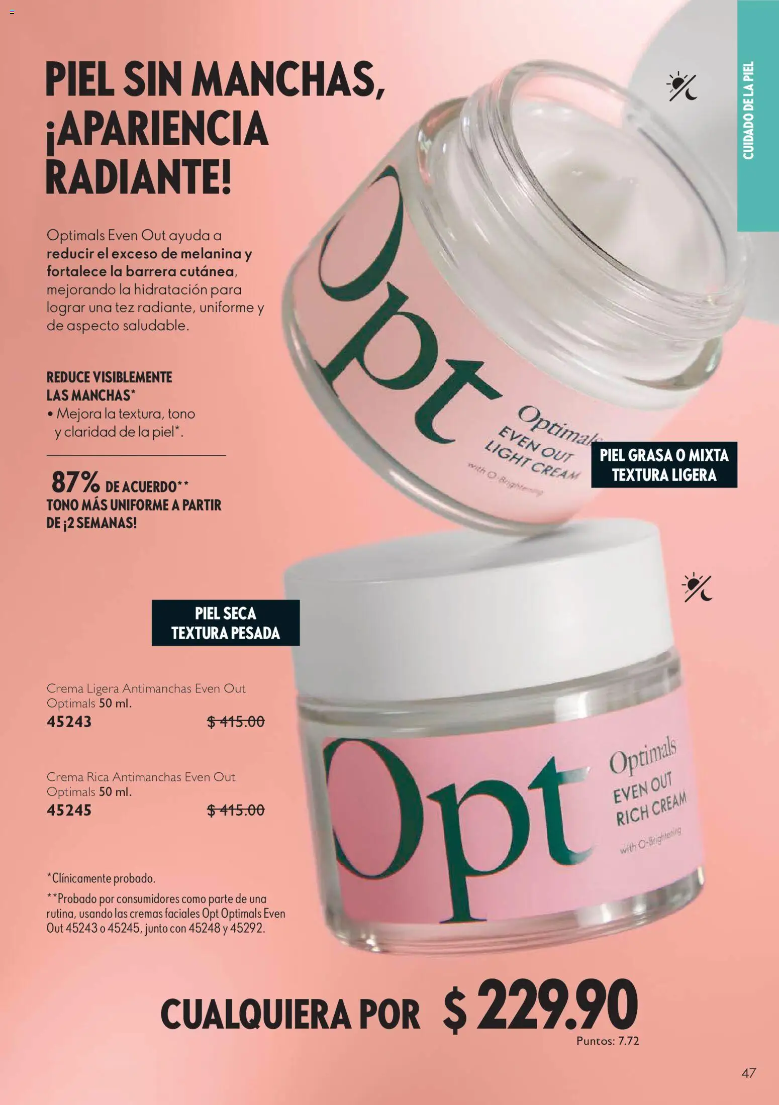 Nuevas ofertas de Oriflame válidas en toda la República Mexicana desde el 03/10/2026. ¡Encuentra las mejores ofertas en Oriflame campaña 14 2026! | Página: 47