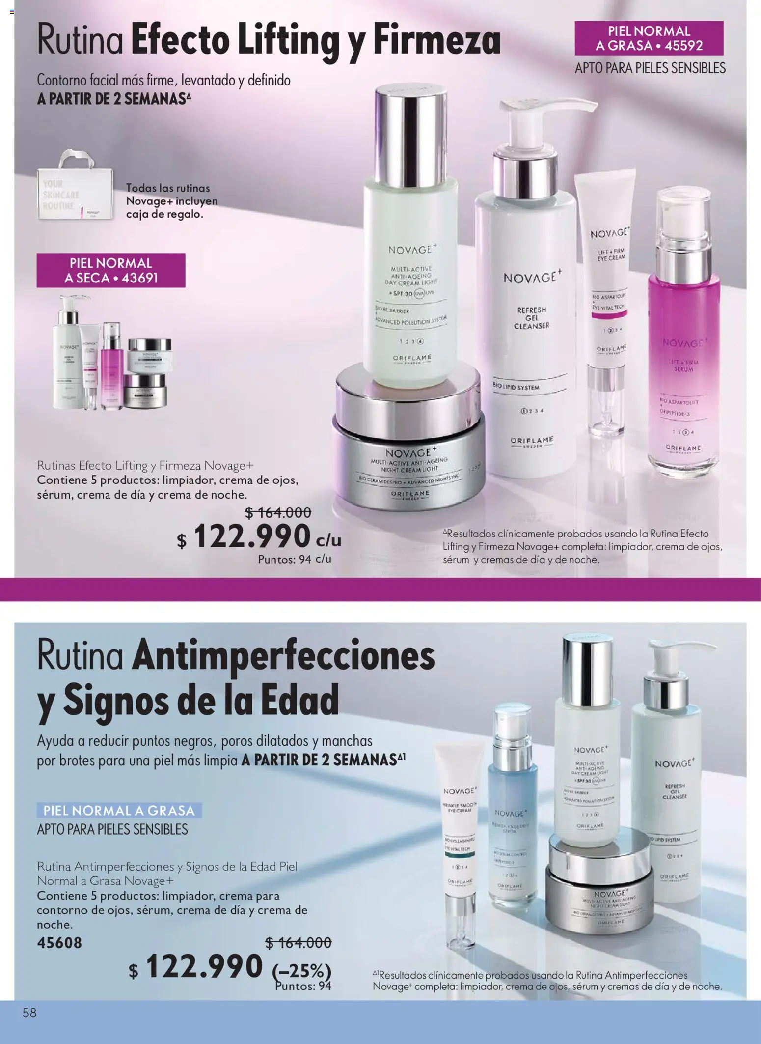 Oriflame Ofertas │ válido desde el 10.07.2026 | Página: 58 | Productos: Contorno, Caja, Crema, Serum
