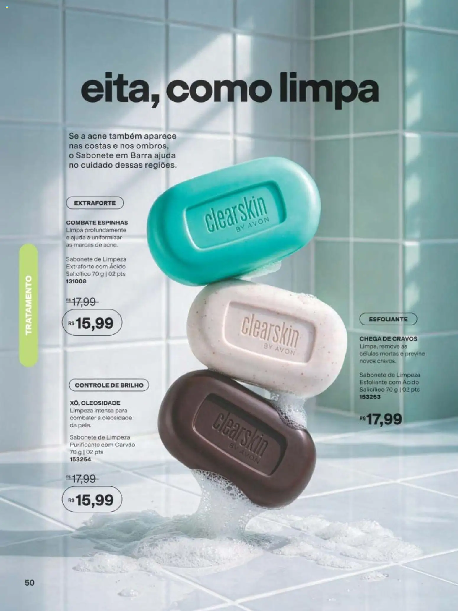 Avon Folheto - válido de 29/06/2026 | Página: 50 | Produtos: Sabonete