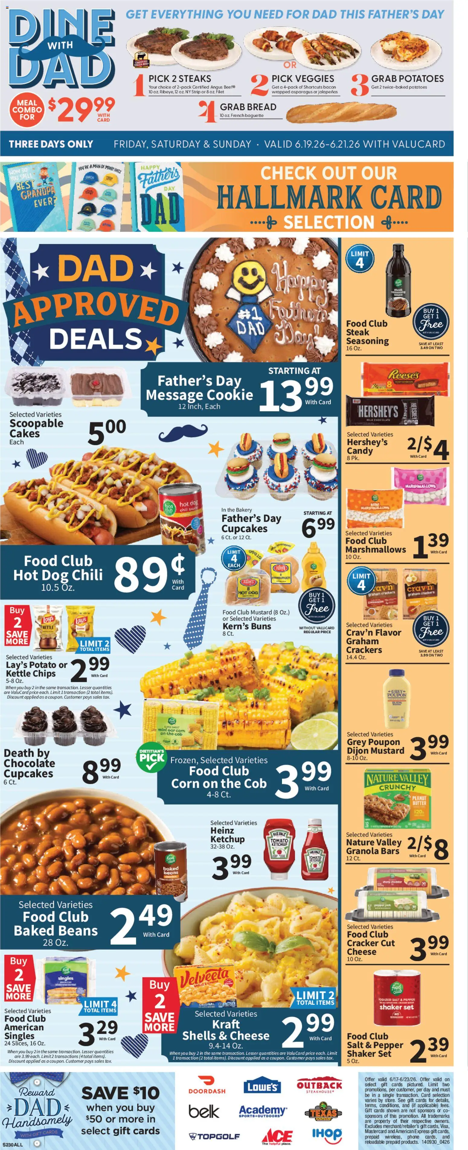 Food City Weekly Ad - valid from 17.06.2026 | Page: 2 | Products: Bakery, Corn, Potatoes, Phone