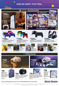 Preview of Harvey Norman Top Picks in the Latest Tech - valid from 16/09/2026 | Page: 33 | Products: Light, Accessories, Digital, Playstation