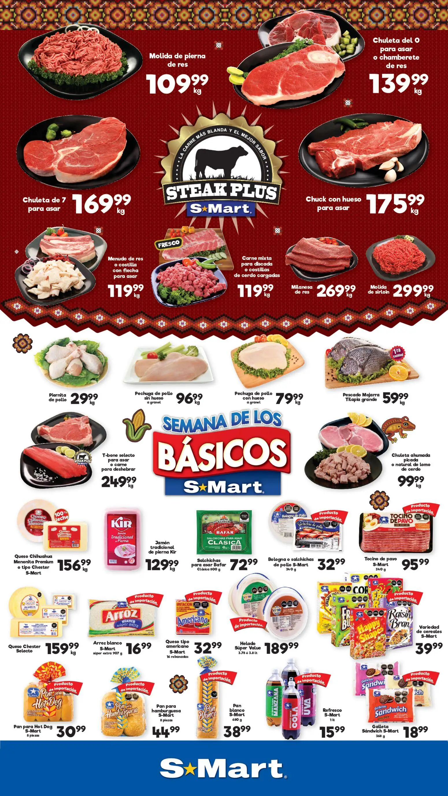 Nuevas ofertas de S-Mart válidas en toda la República Mexicana desde el 11/09/2026. ¡Encuentra las mejores ofertas en S-Mart folleto Chihuahua! | Página: 1