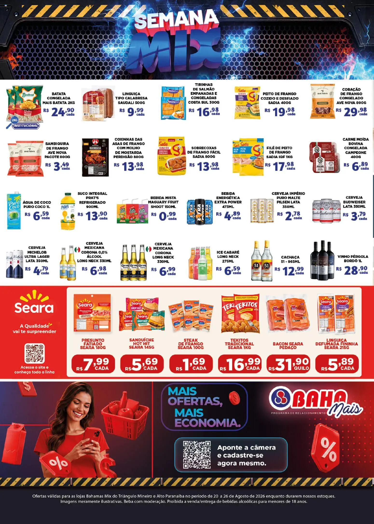Bahamas Mix Folheto - válido de 20/08/2026 | Página: 2 | Produtos: Água, Bebida, Batata, Câmera