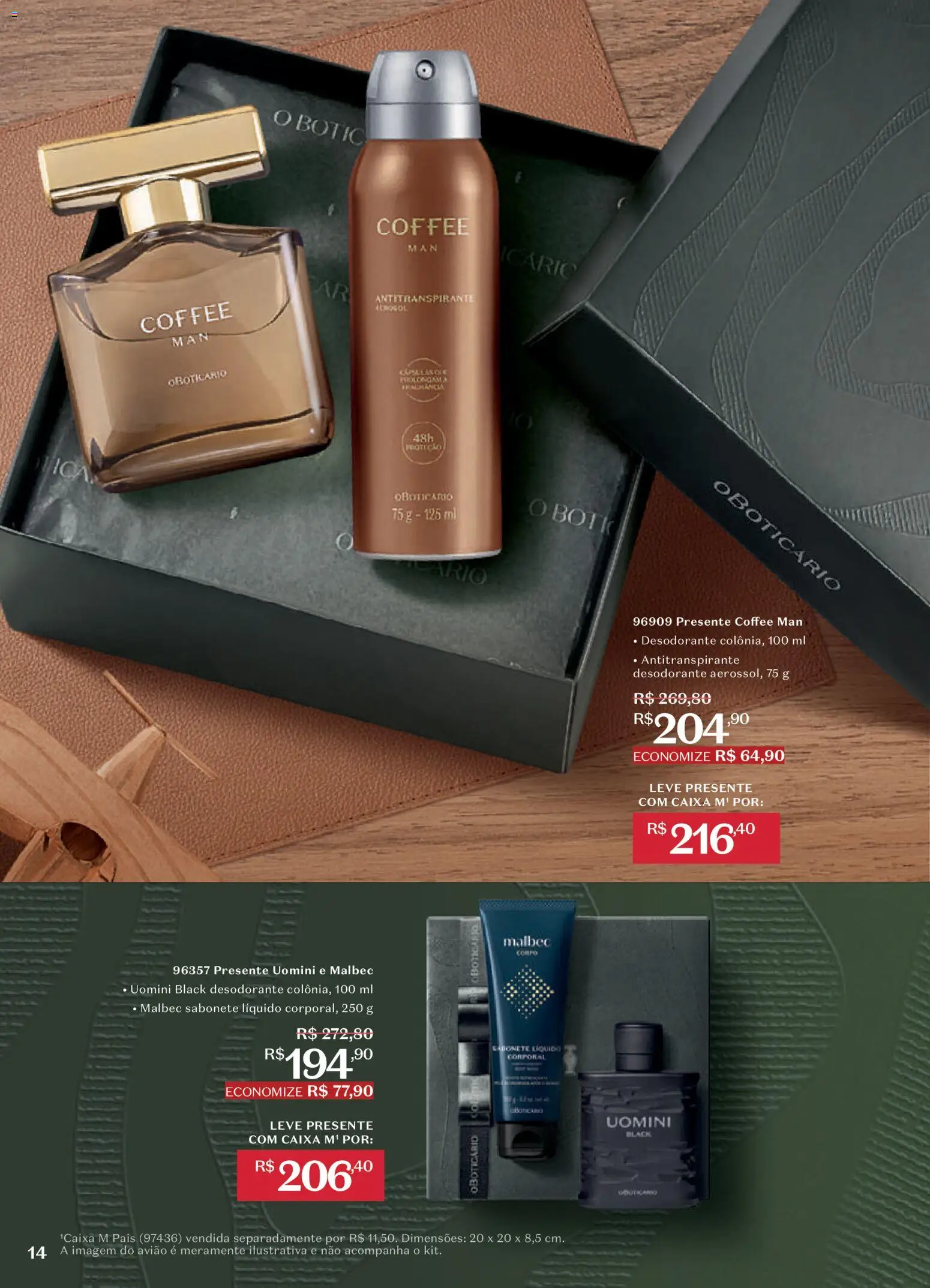 O Boticário Folheto - válido de 20/07/2026 | Página: 16 | Produtos: Desodorante, Caixa, Sabonete, Sabonete líquido