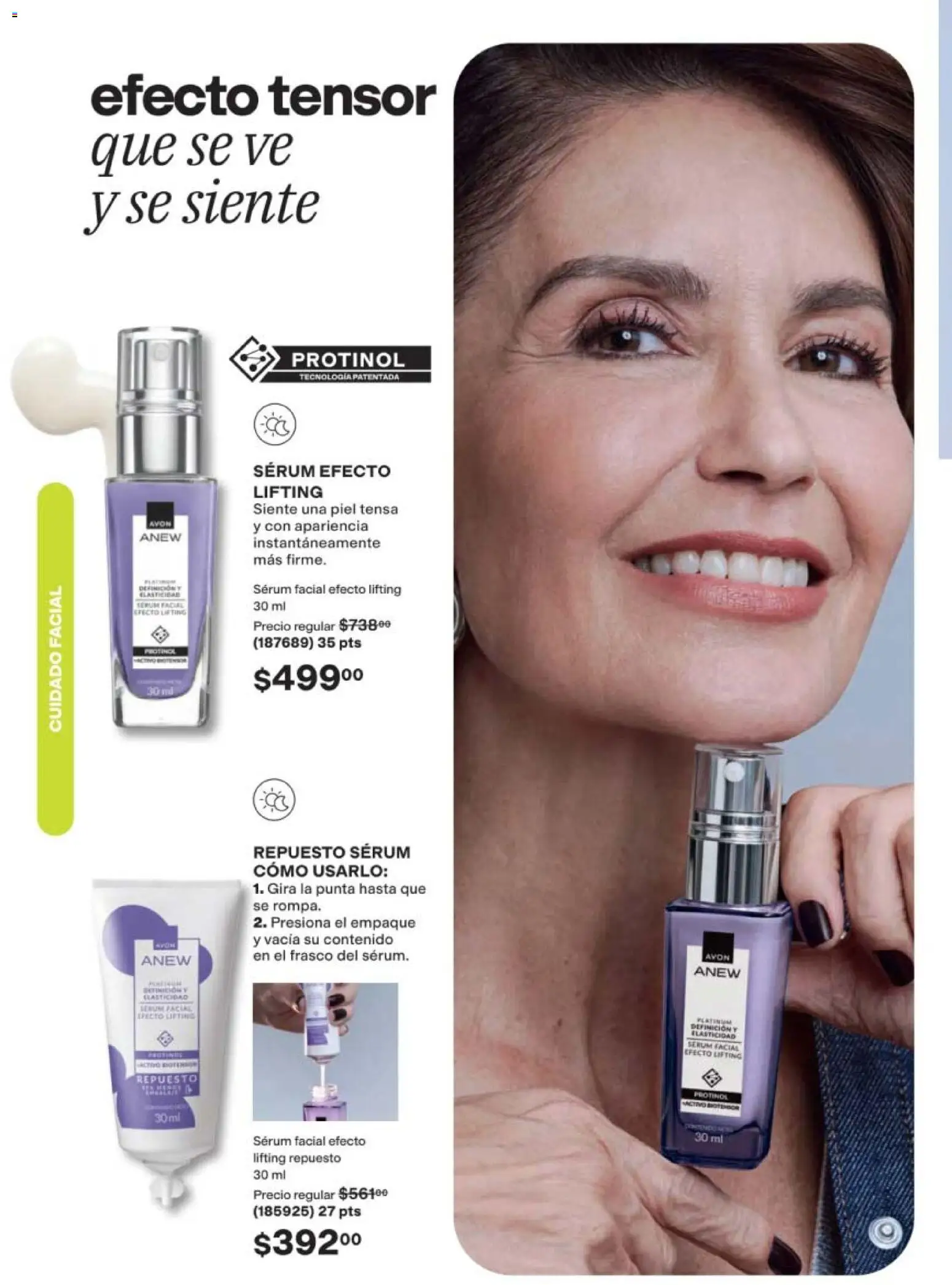 Nuevas ofertas de AVON válidas en toda la República Mexicana desde el 10/07/2026. ¡Encuentra las mejores ofertas en AVON campaña 11 2026! | Página: 114 | Productos: Serum, Frasco