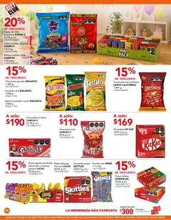 Vista previa de City Club catálogo, nuevo folleto de la tienda, válido en México a partir del 01/07/2026 | Página: 54 | Productos: Sal, Cacahuate, Chocolate, Barra