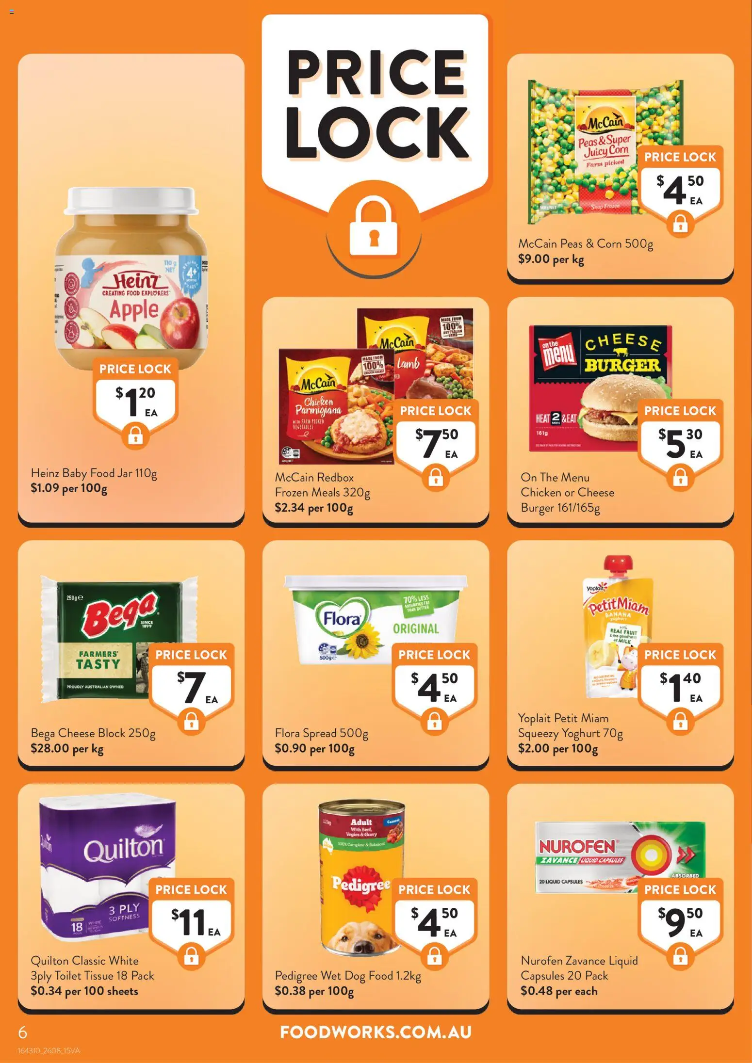 Foodworks catalogue - valid from 26/08/2026 | Page: 6 | Products: Milk, Cheese, Dog food, Baby food