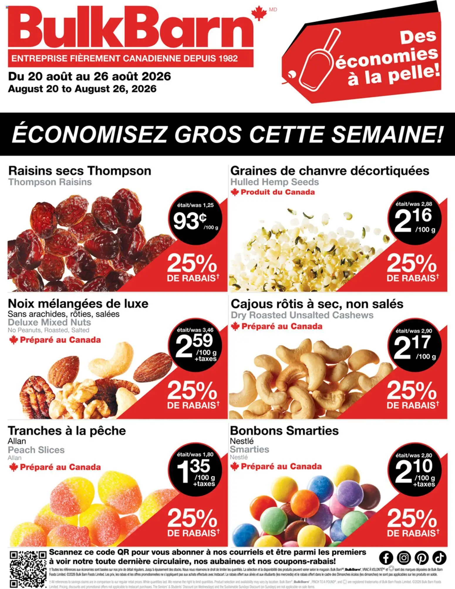 Bulk Barn flyer valid from Aug 20, 2026 | Page: 1