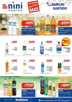 Vista previa NINI Mayorista ofertas válido desde el 27.04.2026 | Página: 14 | Productos: Bidón, Gaseosa, Agua, Agua saborizada
