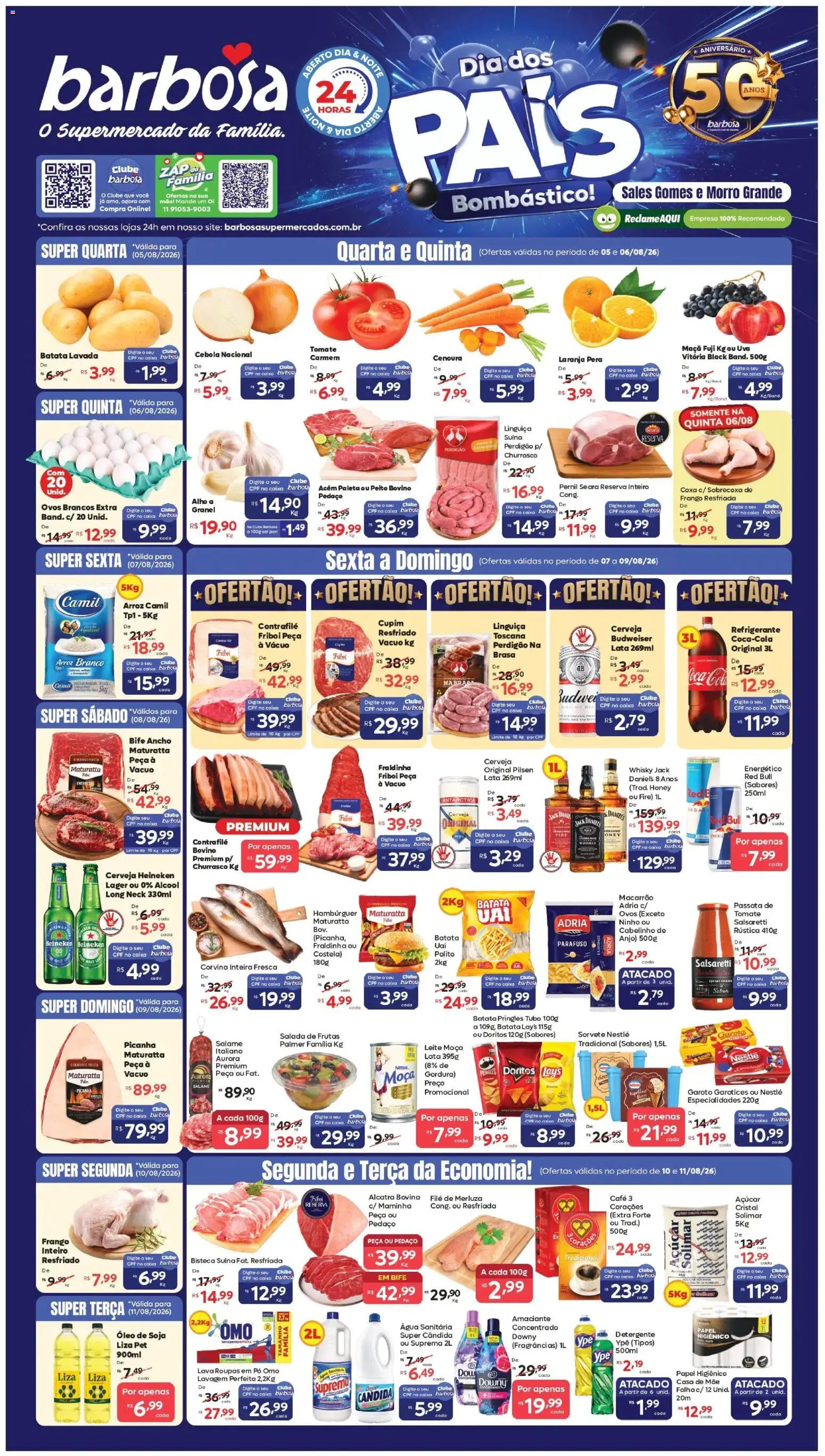 Barbosa Supermercados Folheto - válido de 05/08/2026 | Página: 1