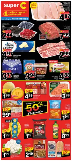 Preview of Super C weekly flyer / circulaire from shop Super C valid from Oct 1, 2026
