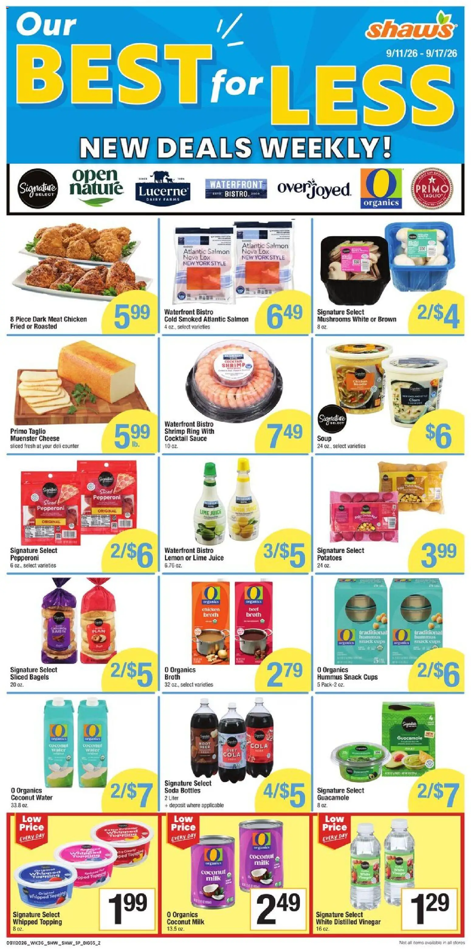 Shaw's Weekly Ad - valid from 09/11/2026 | Page: 7 | Products: Sauce, Lemon, Lime, Hummus