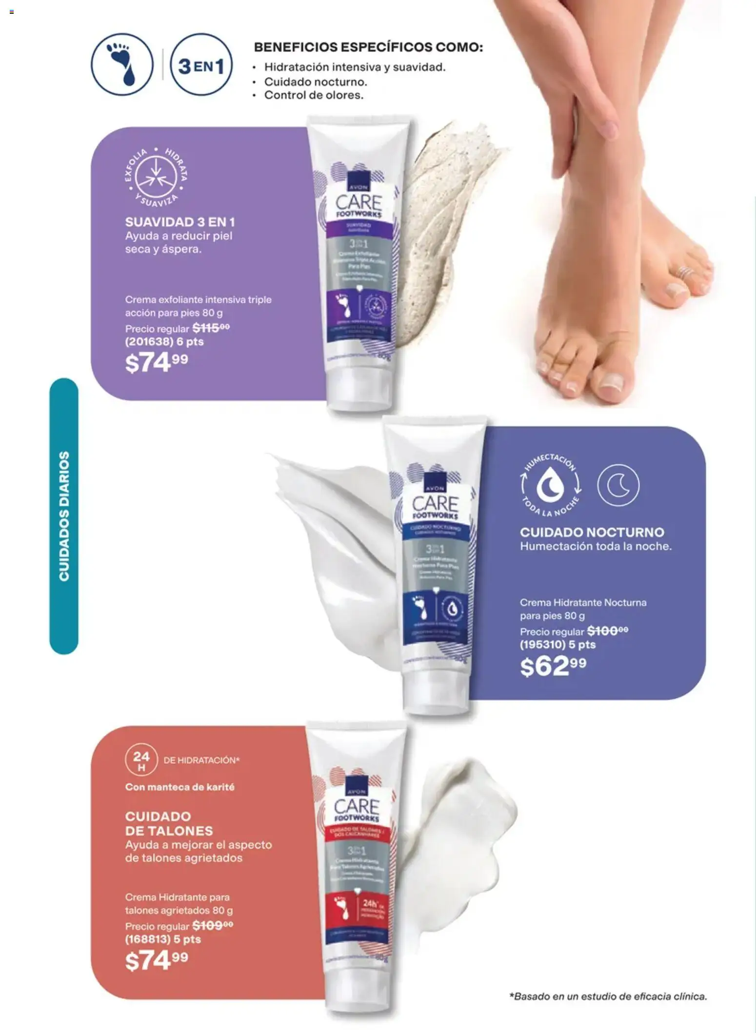 Nuevas ofertas de AVON válidas en toda la República Mexicana desde el 02/10/2026. ¡Encuentra las mejores ofertas en AVON campaña 15 2026! | Página: 130 | Productos: Crema, Exfoliante, Manteca de karité