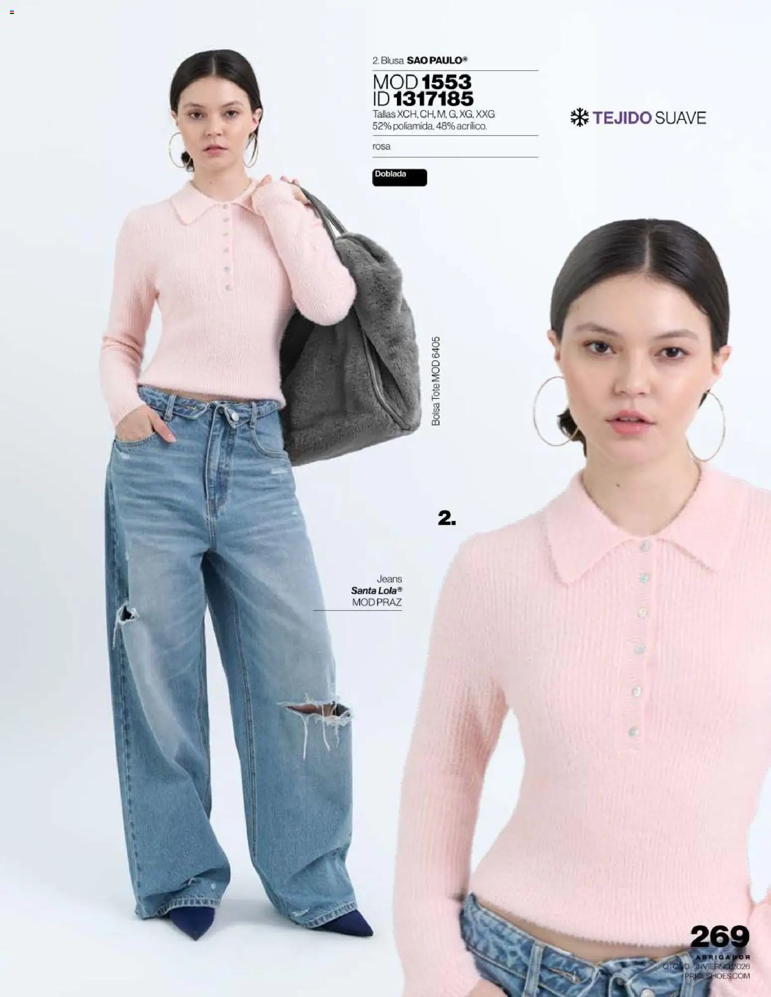 Nuevas ofertas de Price Shoes válidas en toda la República Mexicana desde el 16/09/2026. ¡Encuentra las mejores ofertas en Price Shoes catálogo Abrigador! | Página: 269 | Productos: Blusa, Bolsa