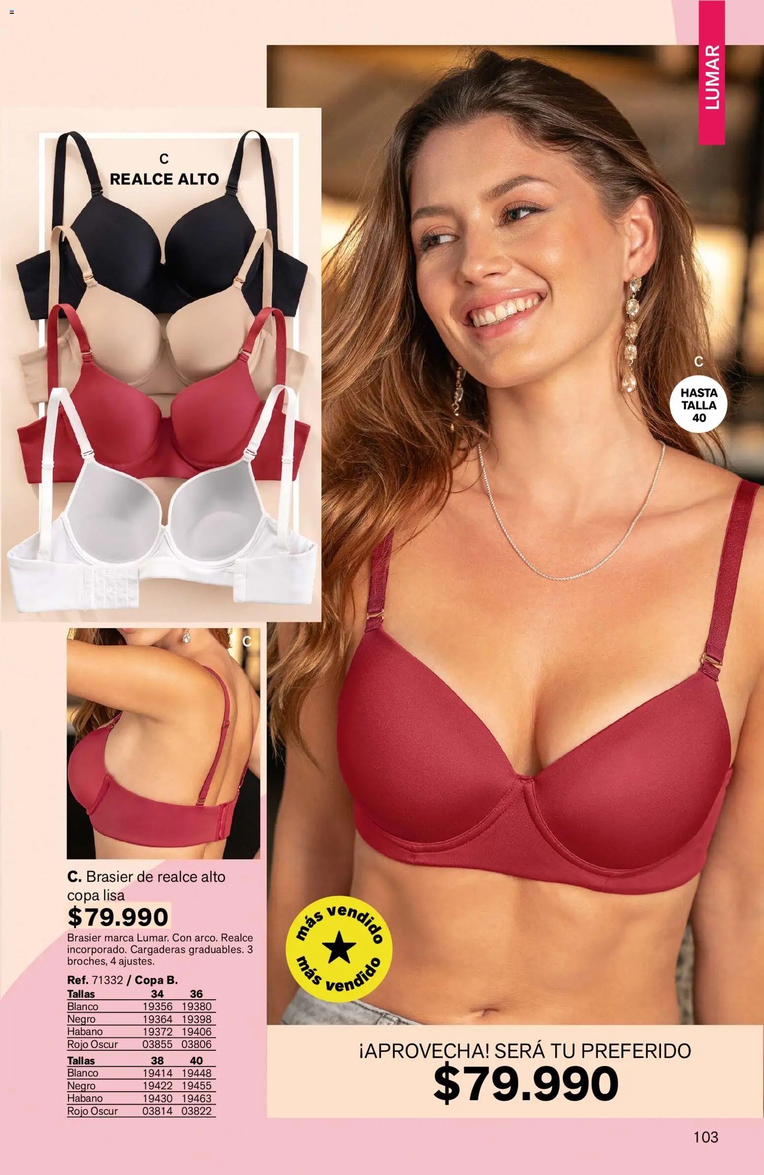 Leonisa revista - valida desde el 04.06.2026 | Página: 103 | Productos: Brasier