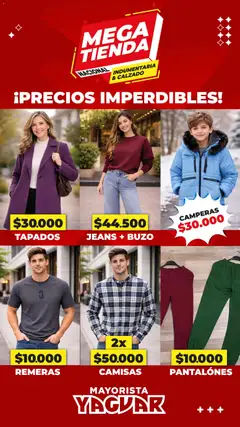 Vista previa Yaguar - MegaTienda San Juan válido desde el 18.05.2026