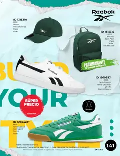 Vista previa de Price Shoes catálogo , nuevo folleto de la tienda, válido en México a partir del 15.02.2026 | Página: 141 | Productos: Tenis, Gorra, Mochila, Gamuza
