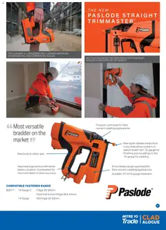 Preview of Mitre 10 - Cladalogue E-Selection Guide 2025 - valid from 27/06/2025 | Page: 27 | Products: Battery, Cement