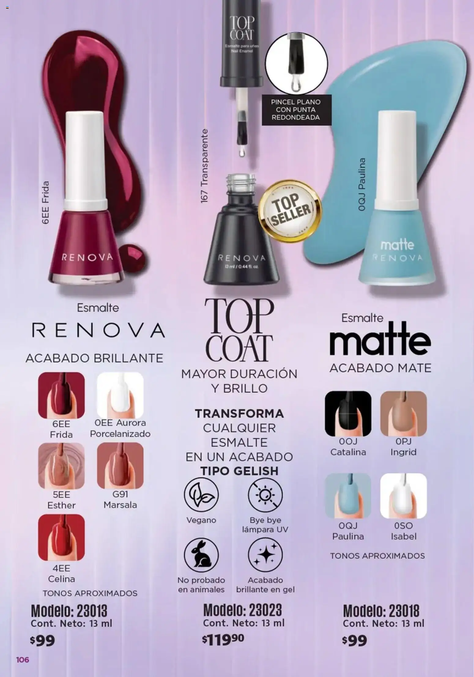 Nuevas ofertas de Ilusión válidas en toda la República Mexicana desde el 01/07/2026. ¡Encuentra las mejores ofertas en Ilusión catálogo Marcas Amigas! | Página: 108 | Productos: Pincel, Brillo, Mate, Lámpara