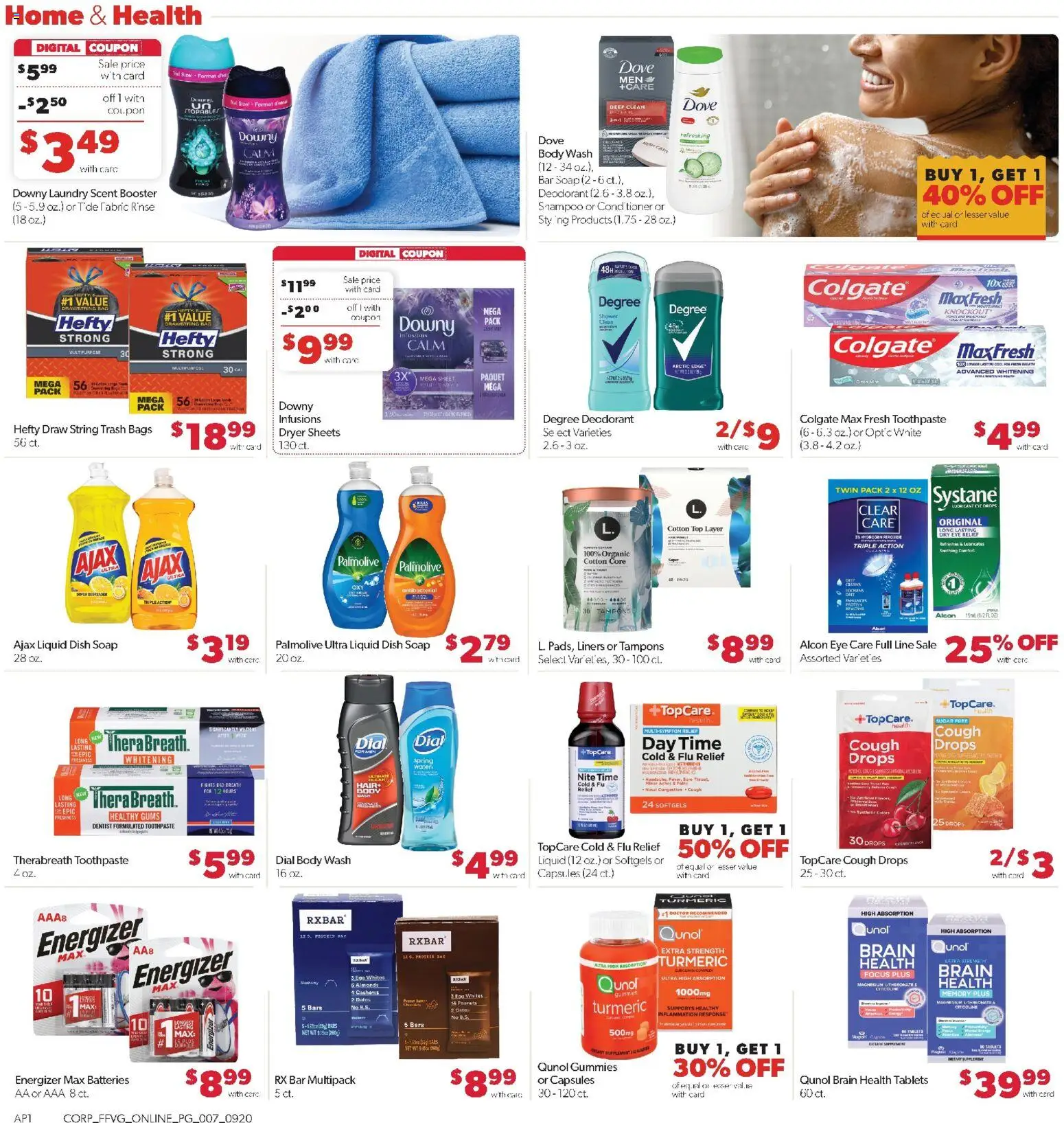 Family Fare Weekly Ad - MI - valid from 09/20/2026 | Page: 11 | Products: Tampons, Bar Soap, Water, Sugar