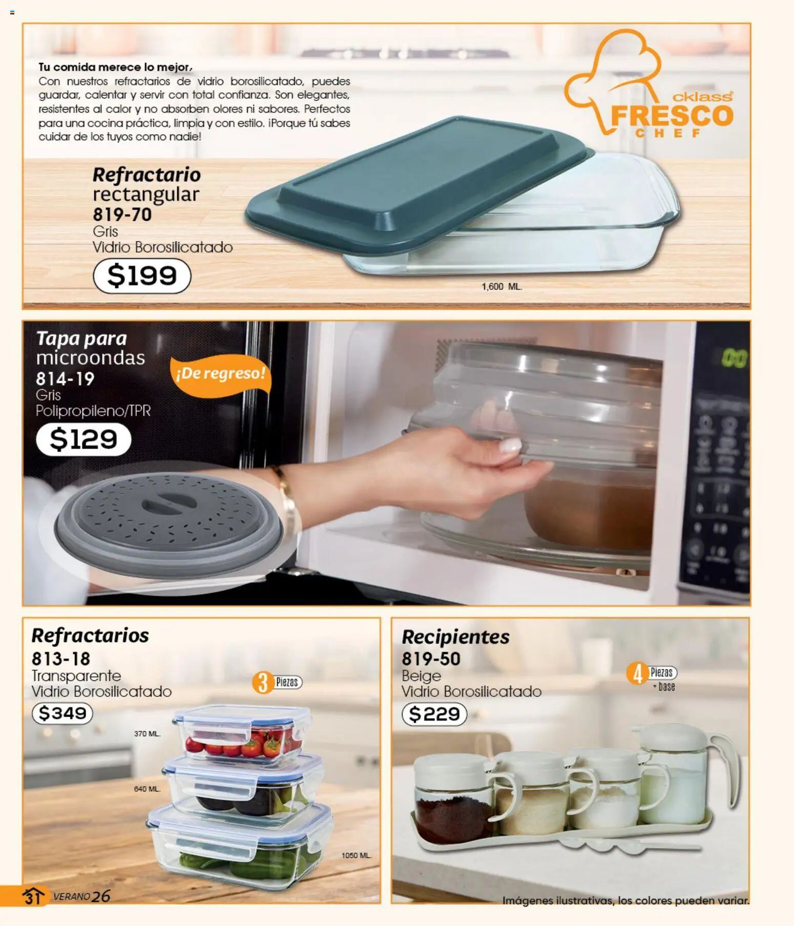 Nuevas ofertas de Cklass válidas en toda la República Mexicana desde el 05.03.2026. ¡Encuentra las mejores ofertas en Cklass catálogo Verano Home! | Página: 32 | Productos: Microondas, Cocina