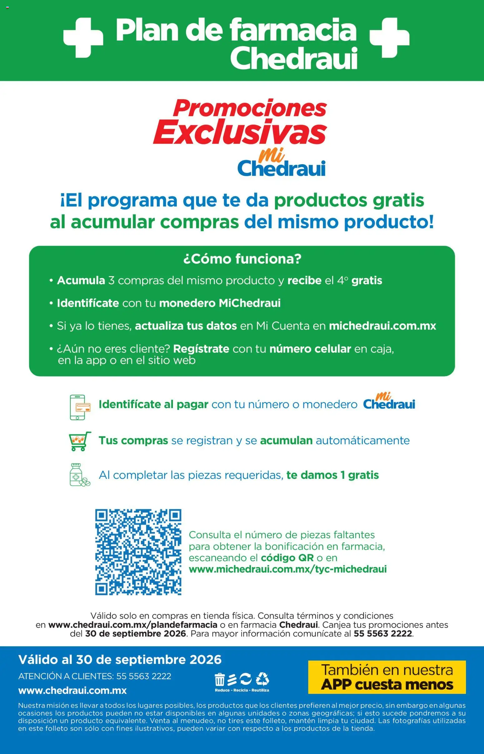Nuevas ofertas de Chedraui válidas en toda la República Mexicana desde el 01/07/2026. ¡Encuentra las mejores ofertas en Chedraui folleto Plan de farmacia! | Página: 24 | Productos: Monedero, Té