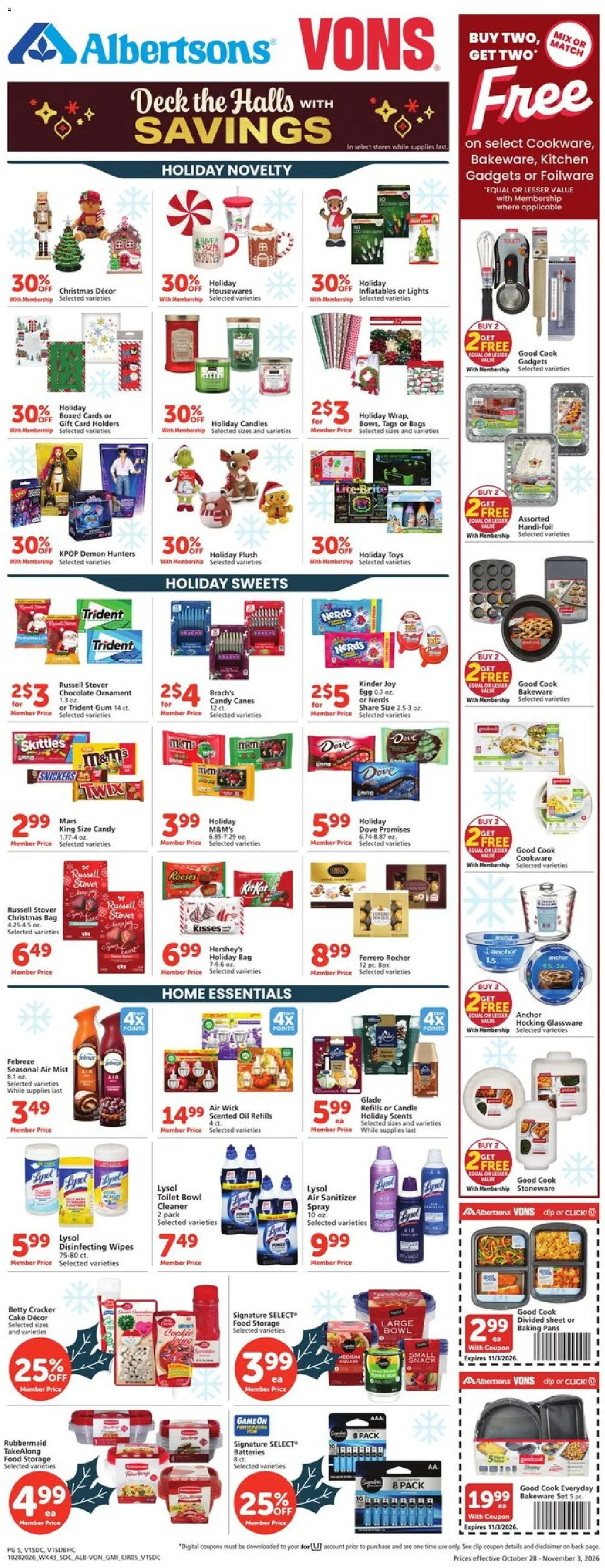 Vons Weekly Ad - valid from 10/28/2026 | Page: 6