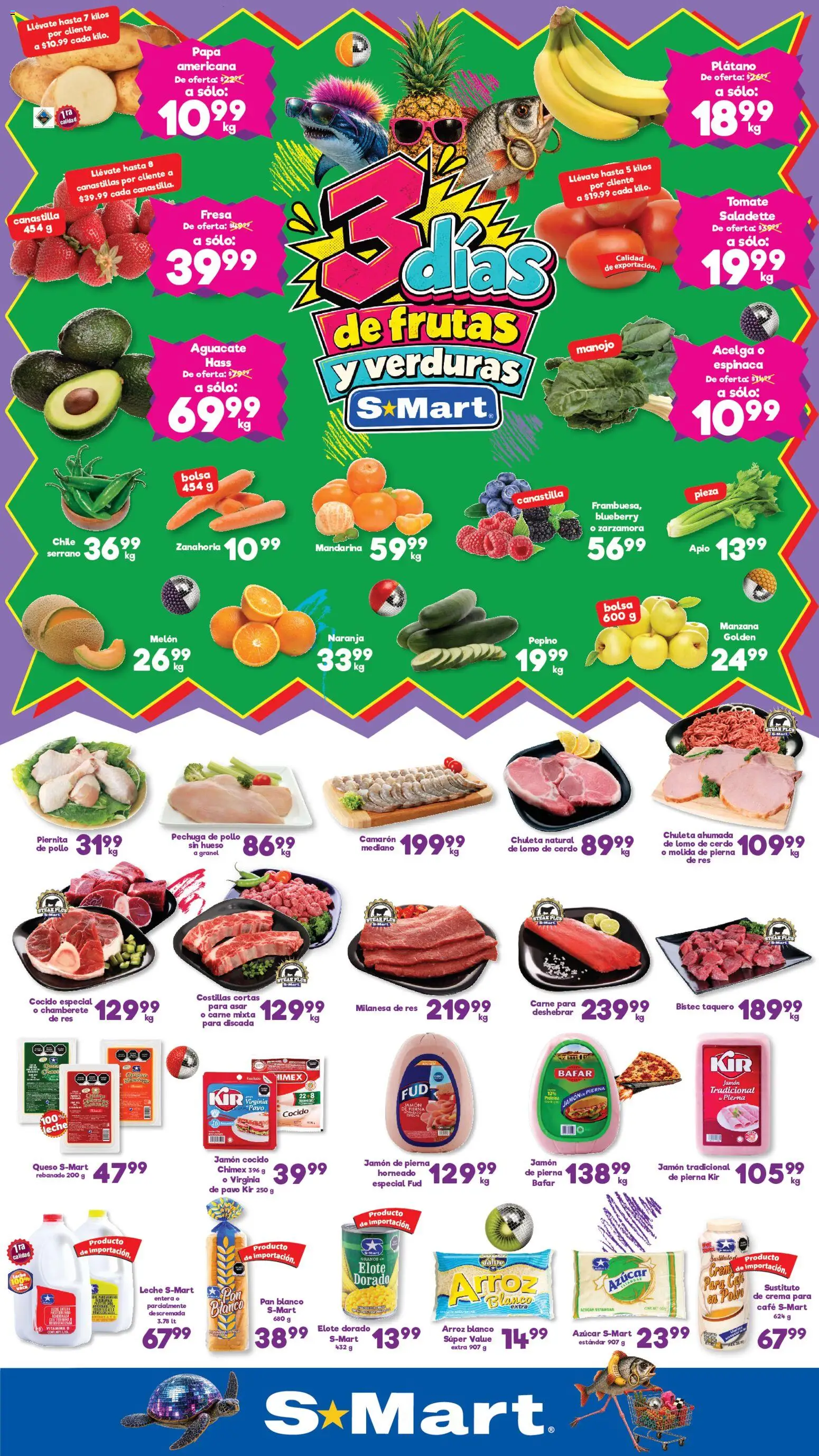Nuevas ofertas de S-Mart válidas en toda la República Mexicana desde el 13/10/2026. ¡Encuentra las mejores ofertas en S-Mart folleto Juárez! | Página: 1