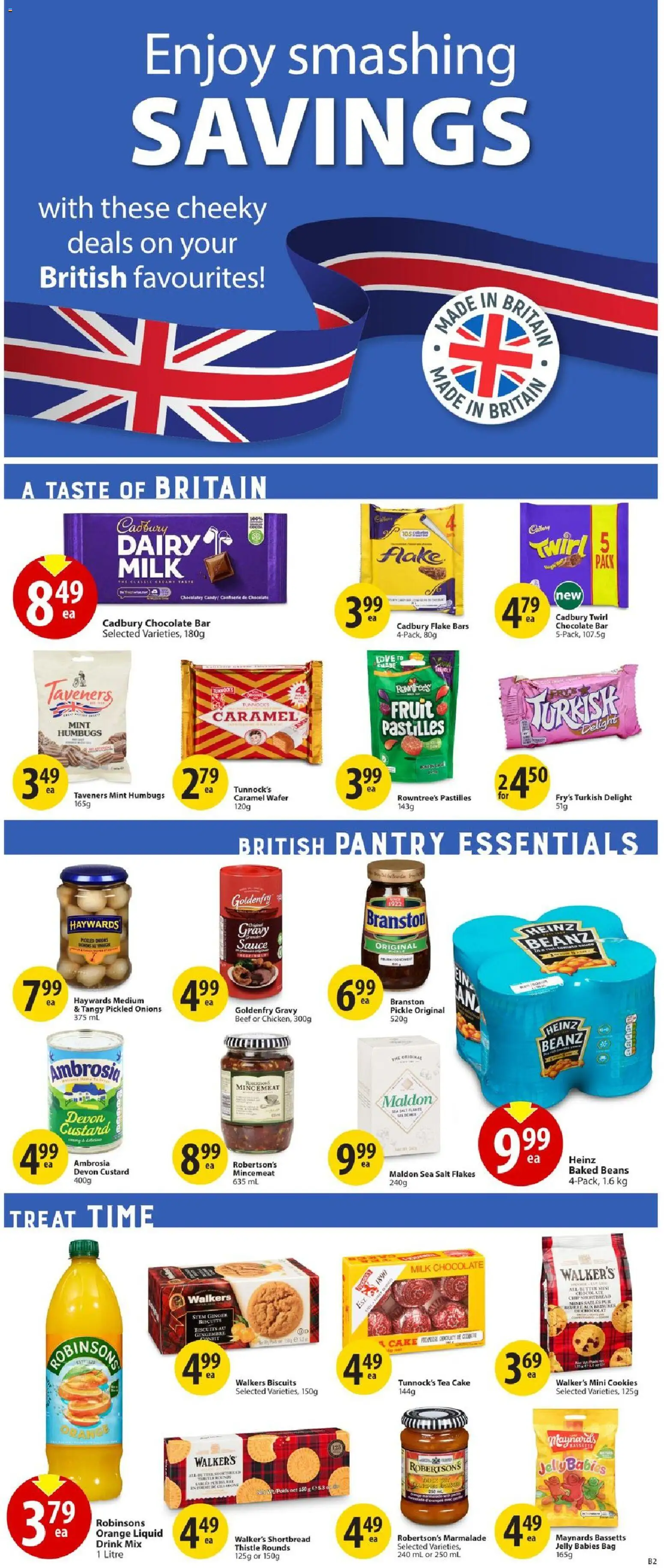 Save on foods flyer valid from Jul 23, 2026 | Page: 29 | Products: Chocolate bar, Flakes, Cake, Salt