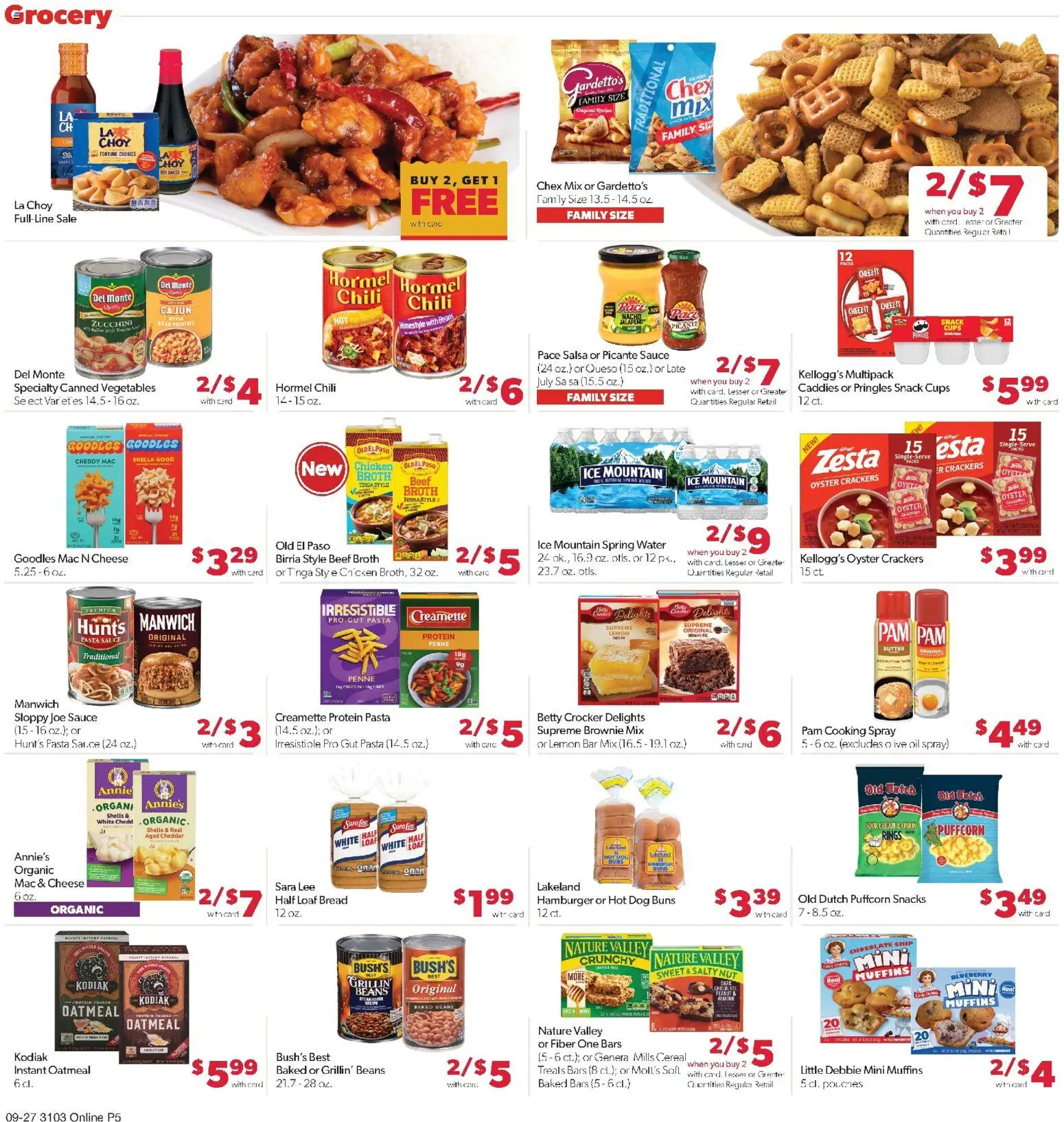 Family Fare Weekly Ad - ND - valid from 09/27/2026 | Page: 10 | Products: Oil, Sauce, Lemon, Cereal
