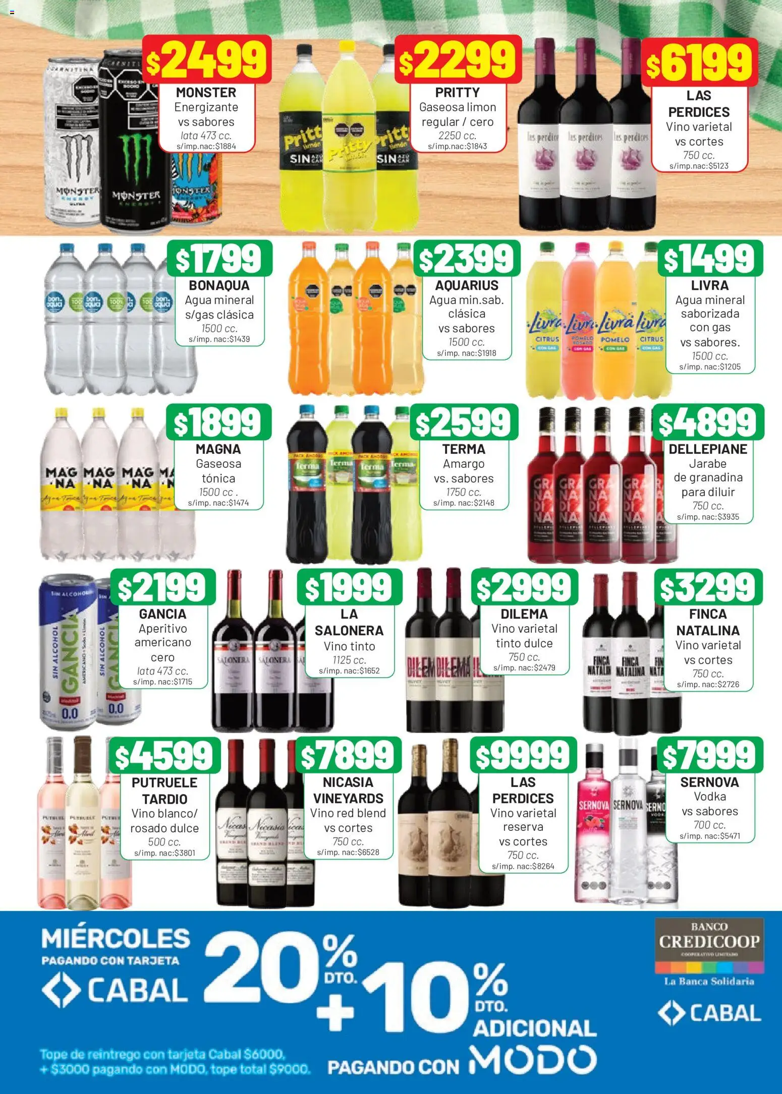 Almacor catálogo │ válido desde el 16/07/2026 | Página: 7 | Productos: Vodka, Gaseosa, Agua, Pomelo