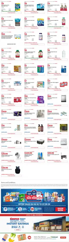 Preview of Costco weekly flyer from shop Costco valid from 08.06.2026 | Page: 3 | Products: Beef, Cream, Shampoo, Conditioner